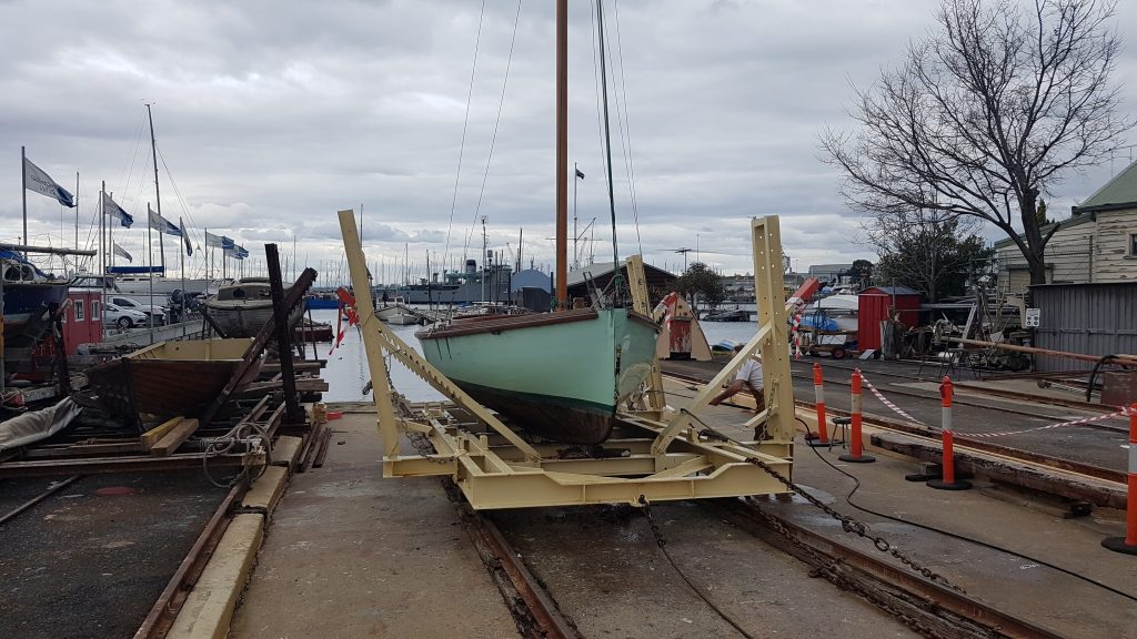 Couta Boat Eva - Blunt&#039;s Boatyard Williamstown, Victoria